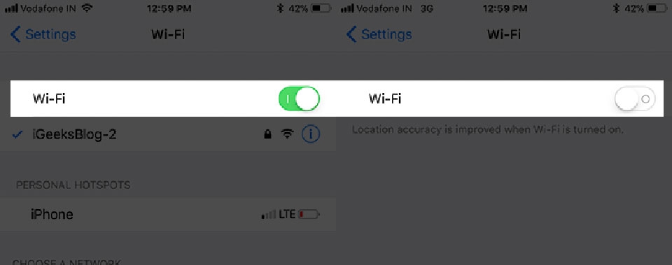 Sửa lỗi Wi-Fi không hoạt động trên iPhone, iPad Sửa lỗi Wi-Fi không hoạt động trên iPhone, iPad