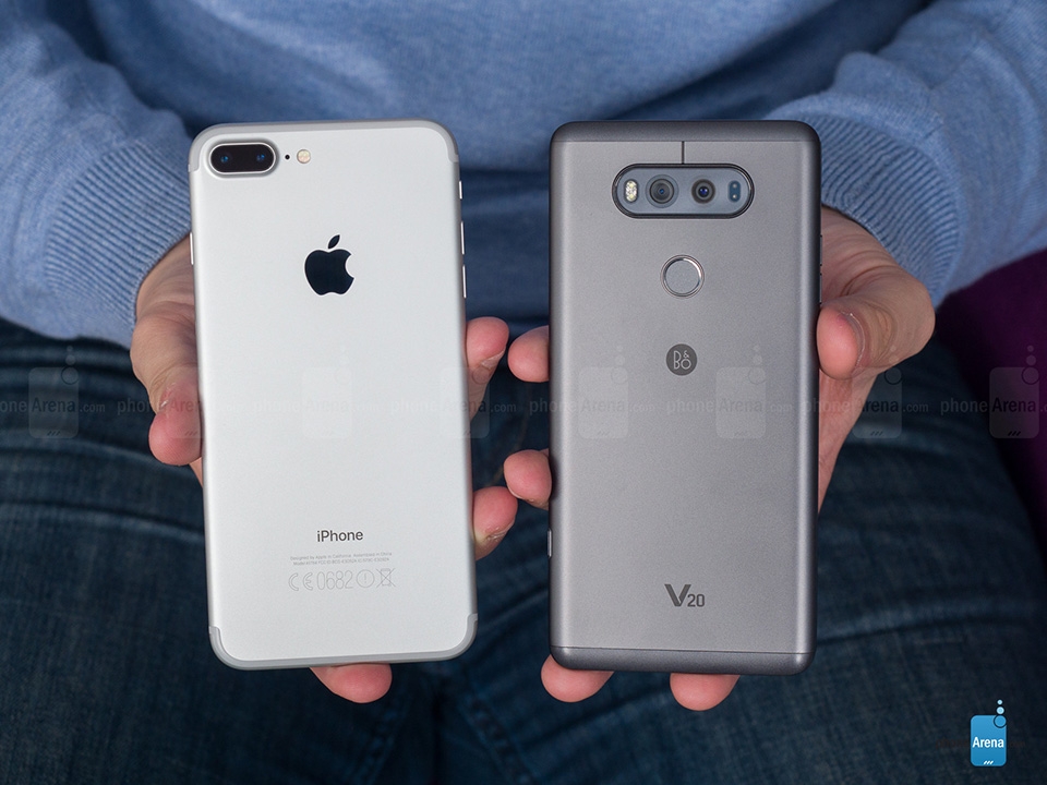 LG V20 và Apple iPhone 7 Plus