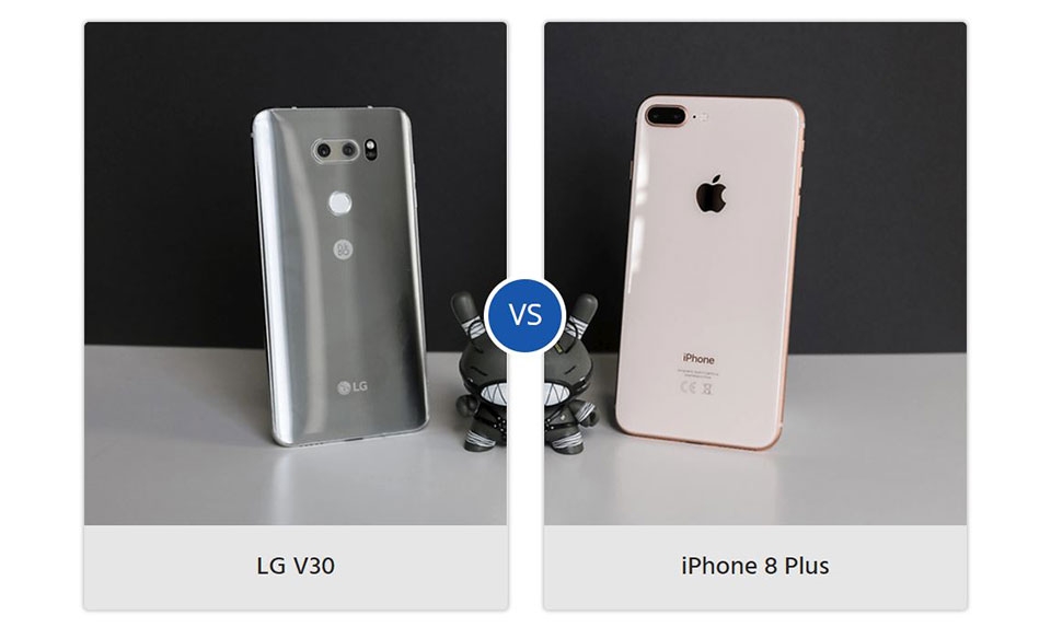 So sánh iPhone 8 Plus vs LG V30