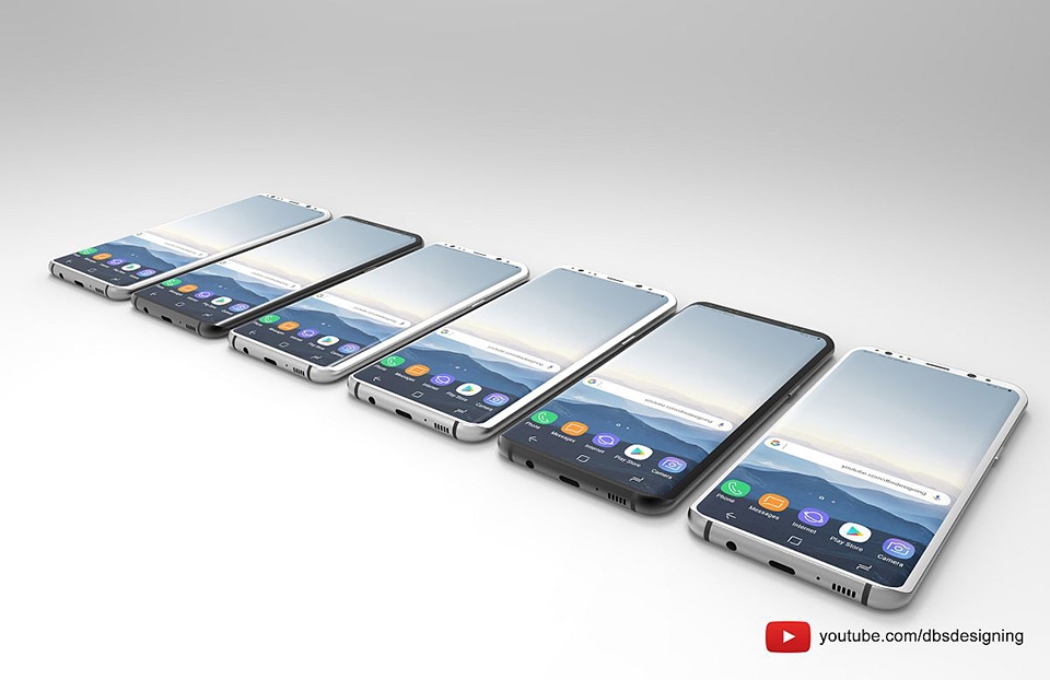 Thiết kế Galaxy S9 / Galaxy S9 Plus thực tế nhất Thiết kế Galaxy S9 / Galaxy S9 Plus thực tế nhất