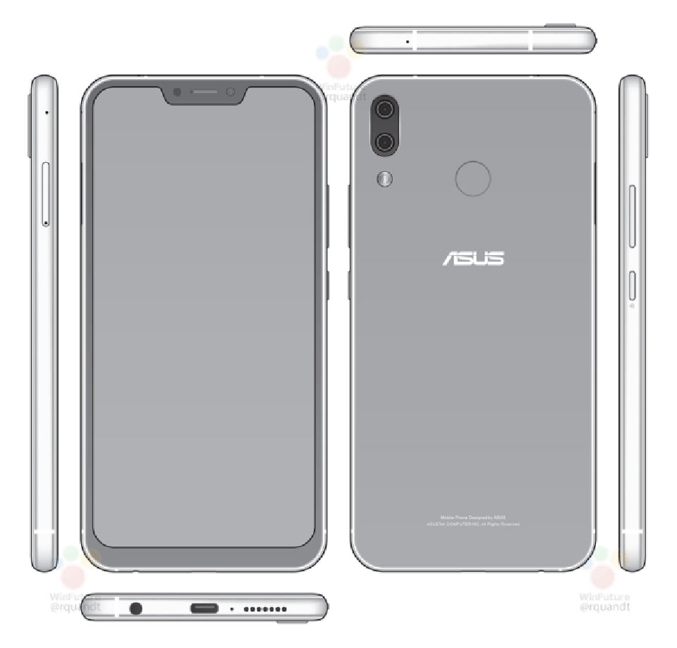 Hình ảnh Asus ZenFone 5 với tai thỏ như iPhone X Hình ảnh Asus ZenFone 5 với tai thỏ như iPhone X