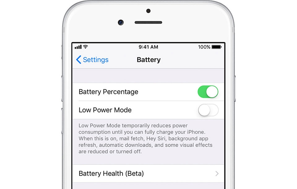 Trải nghiệm Battery Health trên iOS 11.3