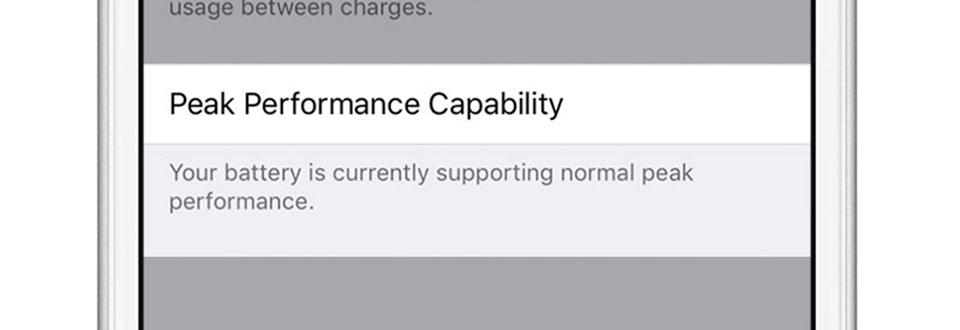Trải nghiệm Battery Health trên iOS 11.3