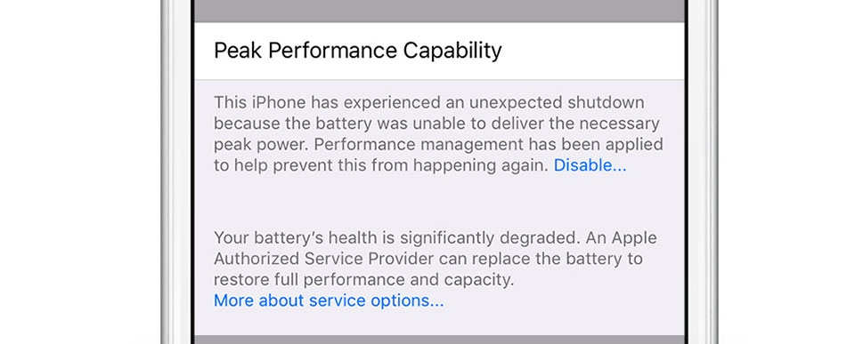 Trải nghiệm Battery Health trên iOS 11.3