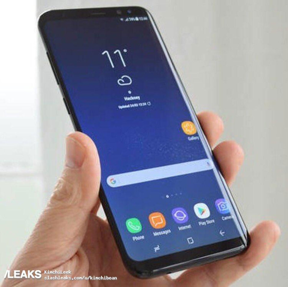 Rò rỉ thêm nhiều hình ảnh Galaxy S8 trước giờ G