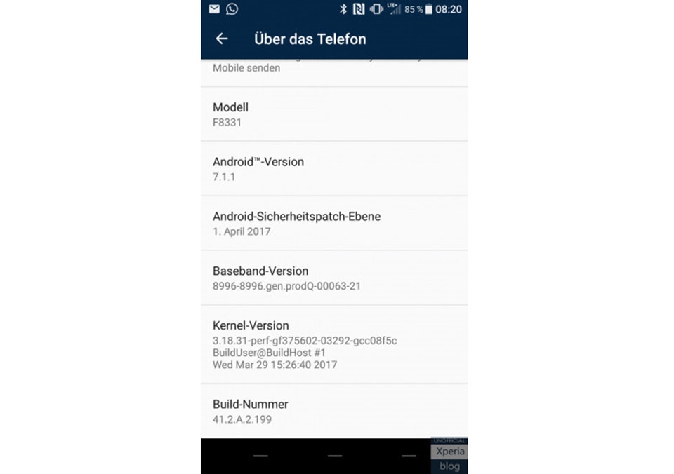 Xperia XZ, Xperia X Performance cập nhật Android 7.1 Xperia XZ, Xperia X Performance cập nhật Android 7.1