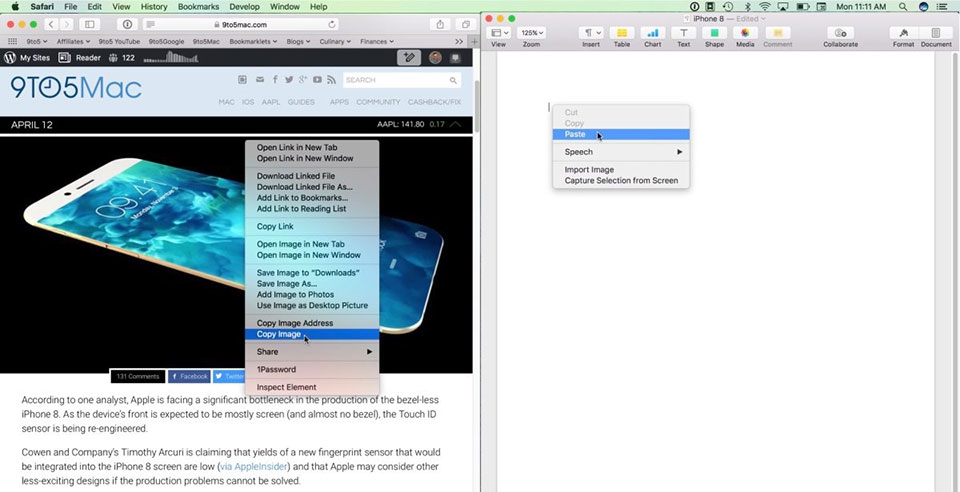 Làm thế nào để copy và paste trên Macbook Làm thế nào để copy và paste trên Macbook