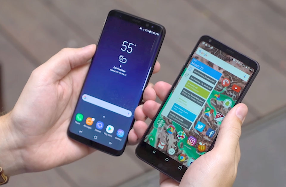 Samsung Galaxy S8 vs LG G6