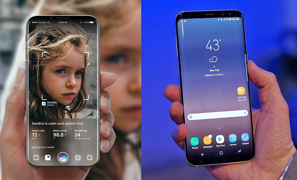 iPhone 8 vs Galaxy S8
