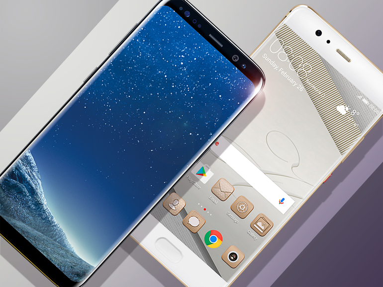 Samsung Galaxy S8 vs Huawei P10 Samsung Galaxy S8 vs Huawei P10