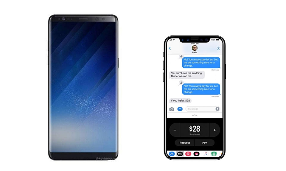 iPhone 8 vs Galaxy Note 8: