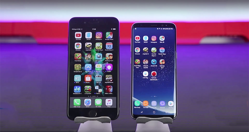 Galaxy S8 vs iPhone 7 Plus