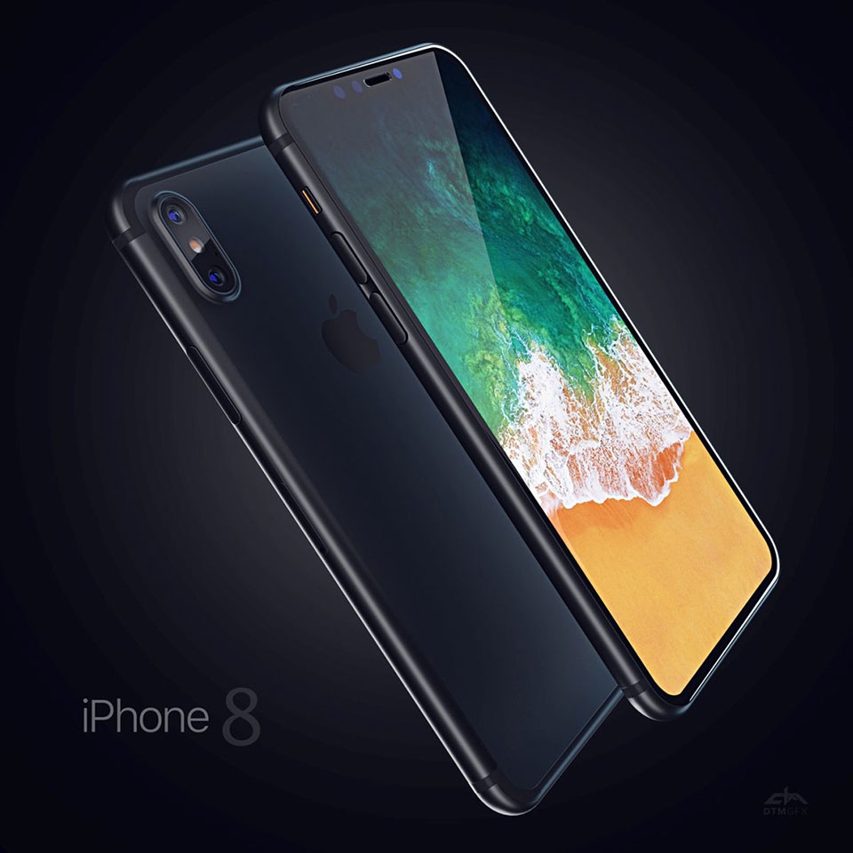 Ngắm nhìn thiết kế iPhone 8 đẹp hoàn hảo