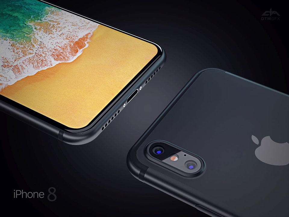 Ngắm nhìn thiết kế iPhone 8 đẹp hoàn hảo