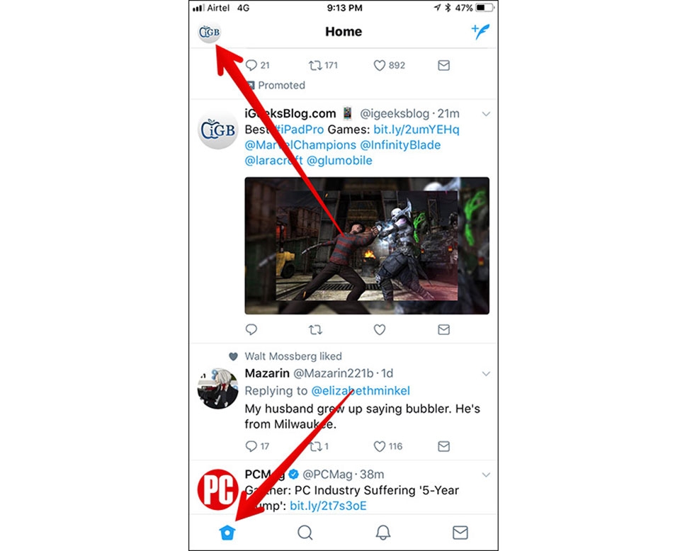 Kích hoạt chế độ Night Mode cho Twitter trên iPhone Kích hoạt chế độ Night Mode cho Twitter trên iPhone