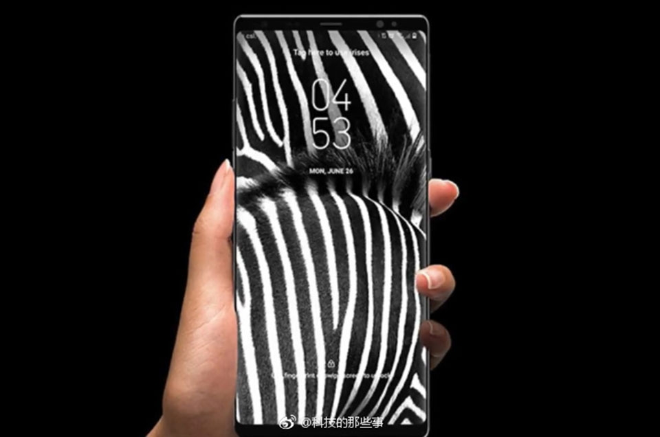 Samsung Galaxy Note 8 lộ diện hình ảnh thiết kế