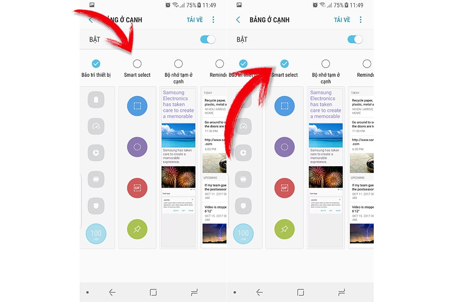 Smart Select trên Galaxy S8 Smart Select trên Galaxy S8