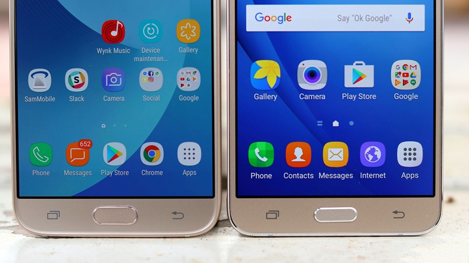Samsung Galaxy J7 Pro vs Galaxy J7 2016