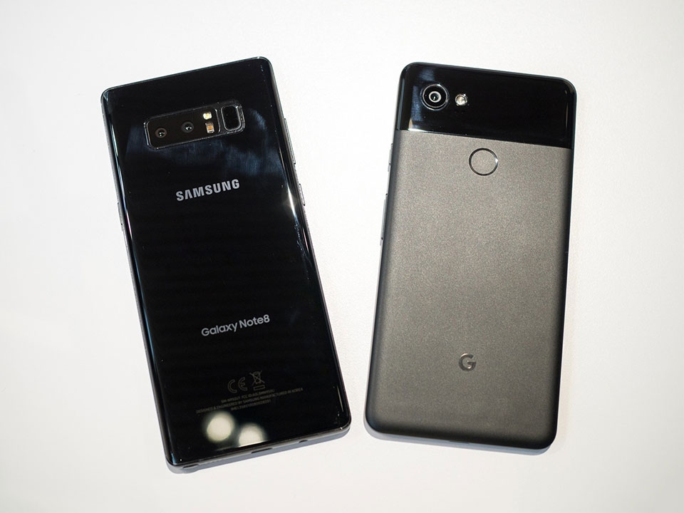 Google Pixel 2 XL vs Samsung Galaxy Note 8
