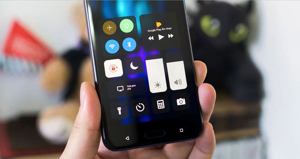 Đưa Control Center iOS 11 lên mọi smartphone Android