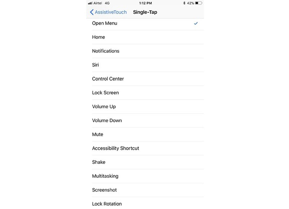 Tinh chỉnh Assistive Touch iOS 11.1 cho iPhone, iPad