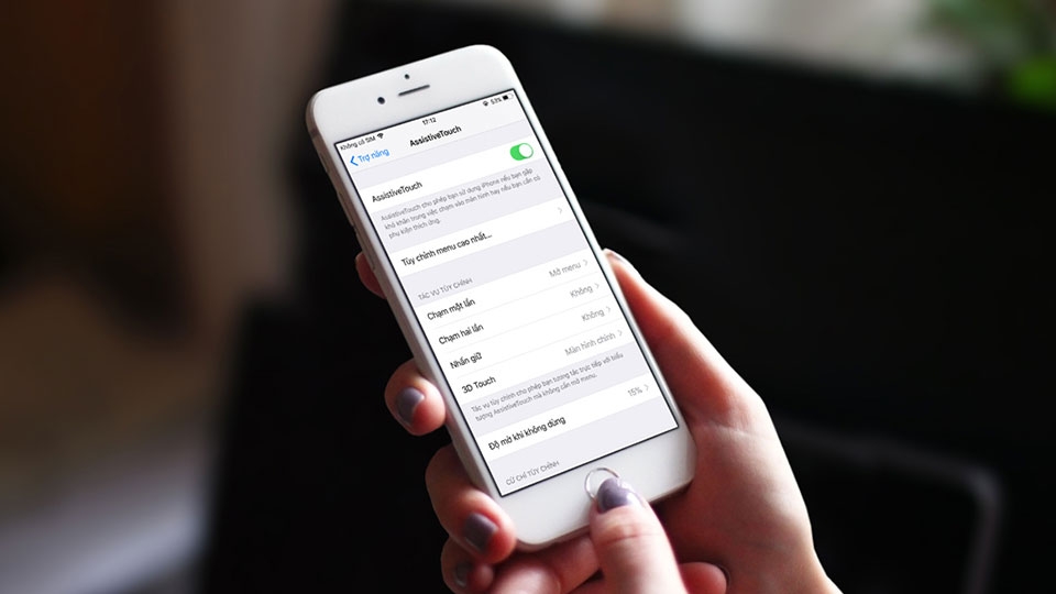 Tinh chỉnh Assistive Touch iOS 11.1 cho iPhone, iPad