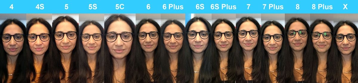 So sánh camera iPhone X với tất cả thế hệ iPhone cũ