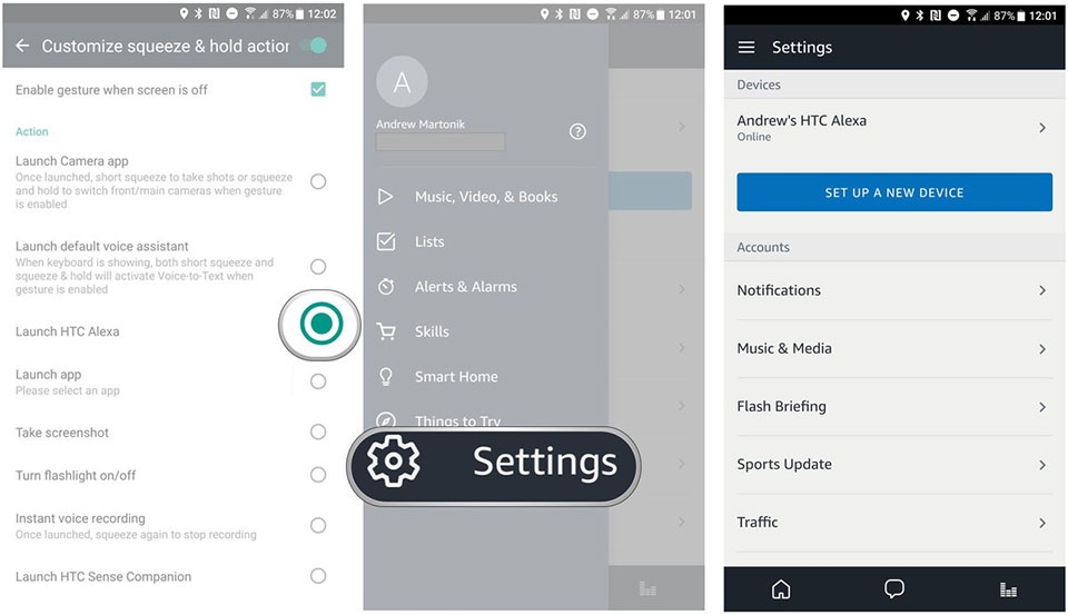 Trải nghiệm HTC U11 Alexa