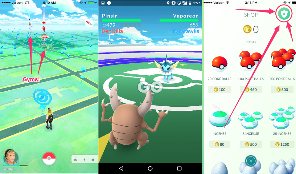 Cách kiếm Pokecoins miễn phí trong game Pokemon Go Cách kiếm Pokecoins miễn phí trong game Pokemon Go