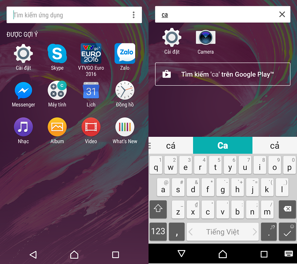 Đánh giá giao diện người dùng trên Sony Xperia X