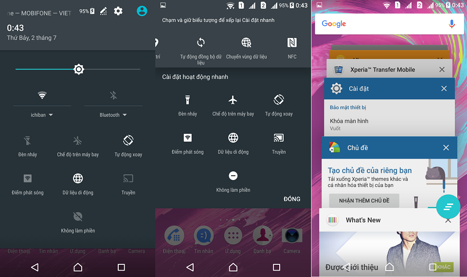 Đánh giá giao diện người dùng trên Sony Xperia X
