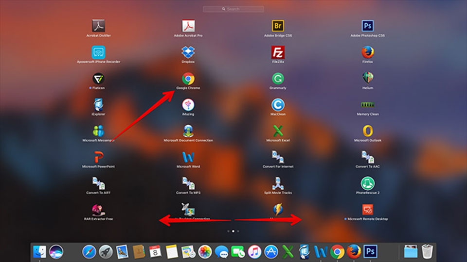 Sử dụng Launchpad trên MacOS Sierra Sử dụng Launchpad trên MacOS Sierra