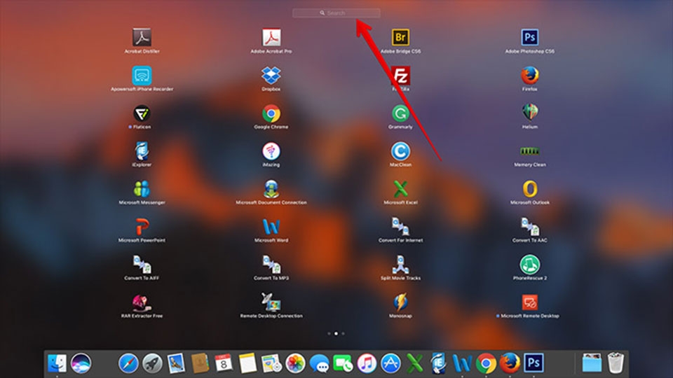 Sử dụng Launchpad trên MacOS Sierra Sử dụng Launchpad trên MacOS Sierra