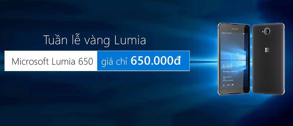 [HOT] Mua Lumia 650 tại FPT Shop giá chỉ 650.000 đồng