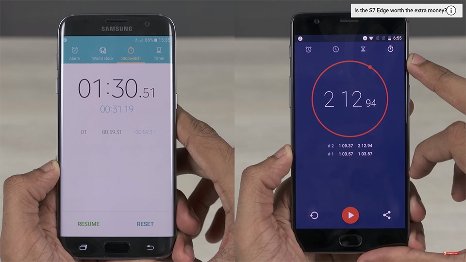 Video OnePlus 3 đối đầu Galaxy S7 edge: Ai là kẻ chiến thắng? Video OnePlus 3 đối đầu Galaxy S7 edge: Ai là kẻ chiến thắng?