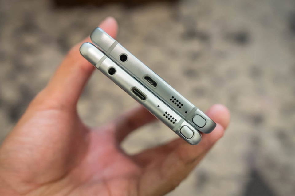 So sánh Samsung Galaxy Note 7 vs Galaxy Note 5