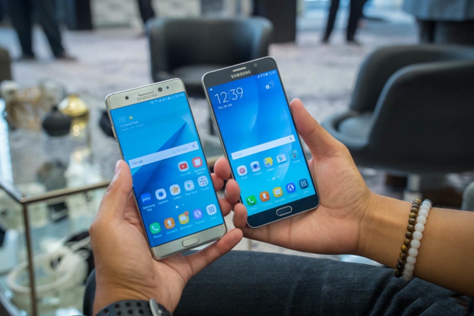 So sánh Samsung Galaxy Note 7 vs Galaxy Note 5