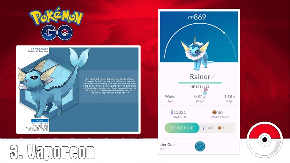 10 Pokemon mạnh nhất trong Pokemon Go 10 Pokemon mạnh nhất trong Pokemon Go