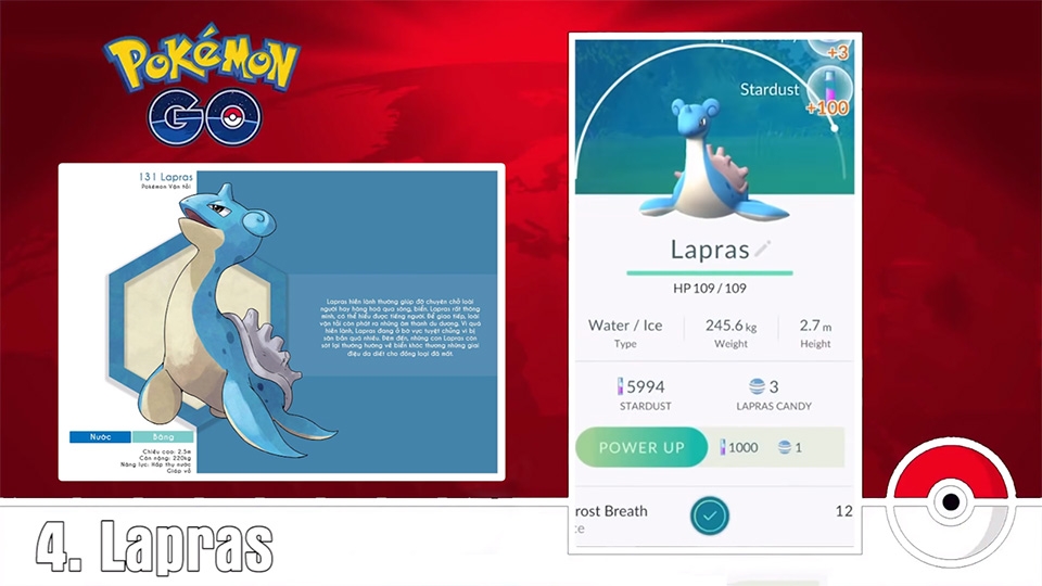 10 Pokemon mạnh nhất trong Pokemon Go 10 Pokemon mạnh nhất trong Pokemon Go