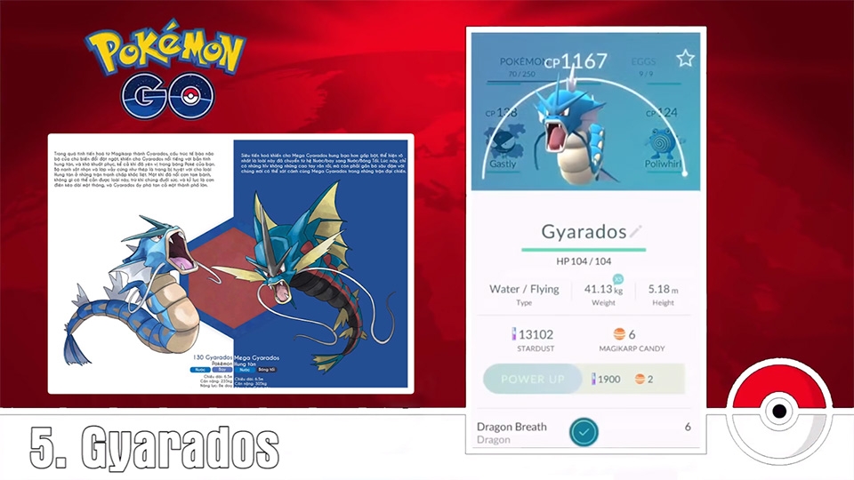 10 Pokemon mạnh nhất trong Pokemon Go 10 Pokemon mạnh nhất trong Pokemon Go