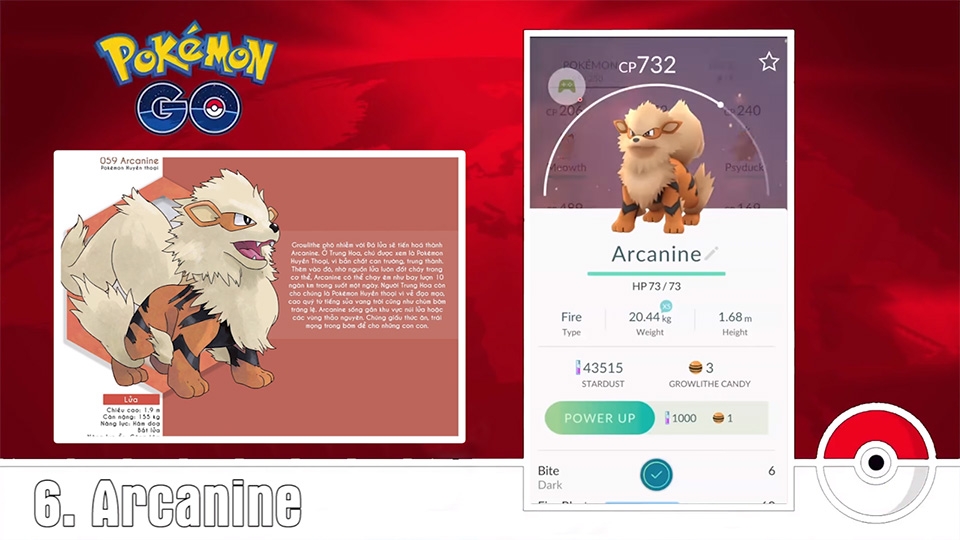 10 Pokemon mạnh nhất trong Pokemon Go 10 Pokemon mạnh nhất trong Pokemon Go