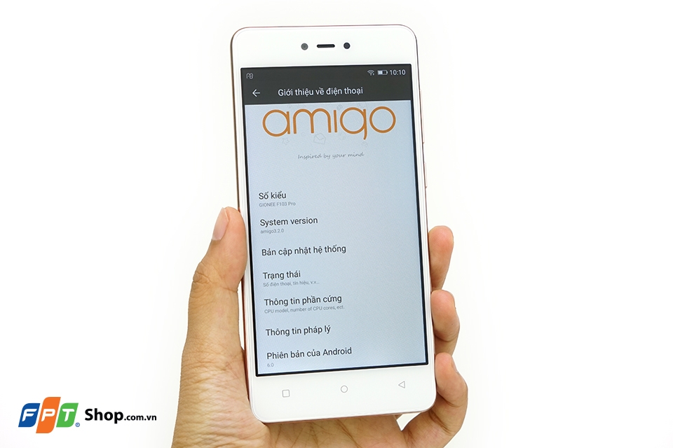 Trên tay Gionee F103 Pro: Thiết kế đẹp, hoàn thiện tốt, màn hình 2.5D
