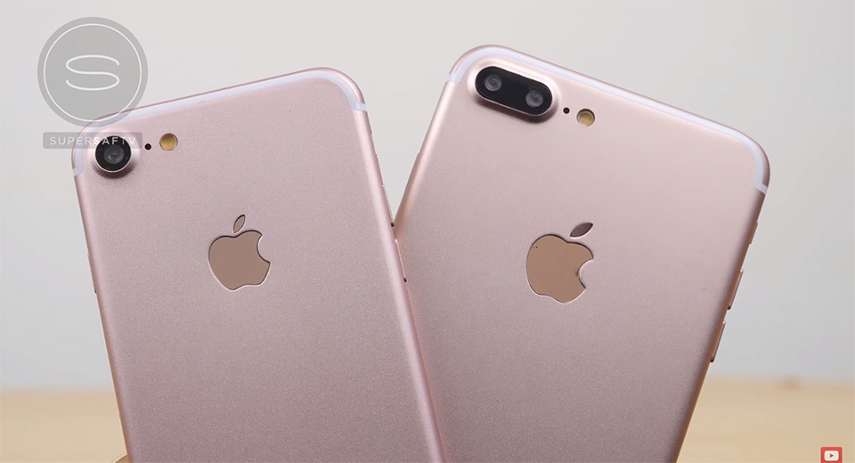 Video so sánh rõ nét iPhone 7 và iPhone 7 Plus