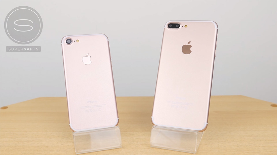 Video so sánh rõ nét iPhone 7 và iPhone 7 Plus