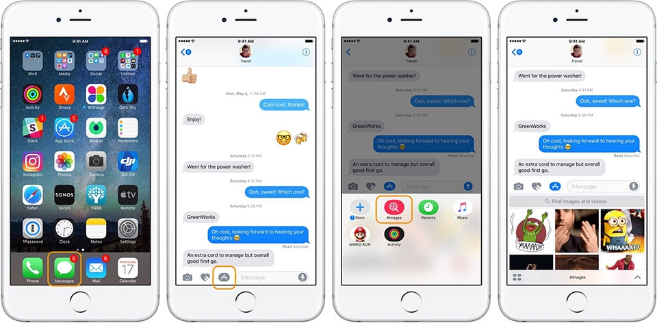 Cài đặt bàn phím iMessage GIF tiện lợi lên iPhone Cài đặt bàn phím iMessage GIF tiện lợi lên iPhone