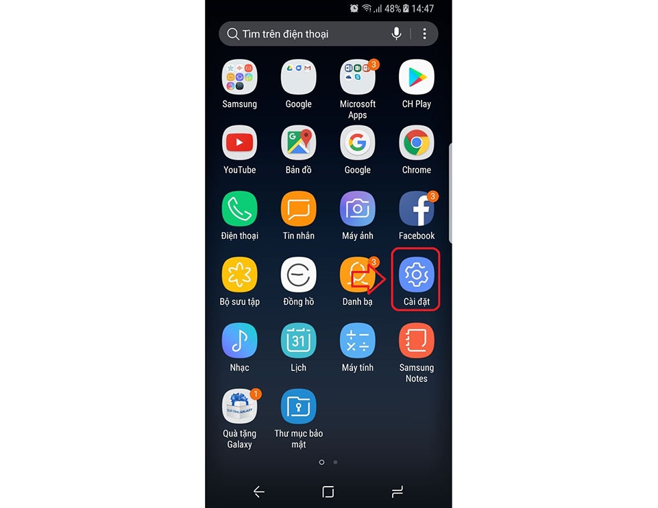 Kích hoạt chế độ một tay trên Samsung Galaxy S8 Kích hoạt chế độ một tay trên Samsung Galaxy S8