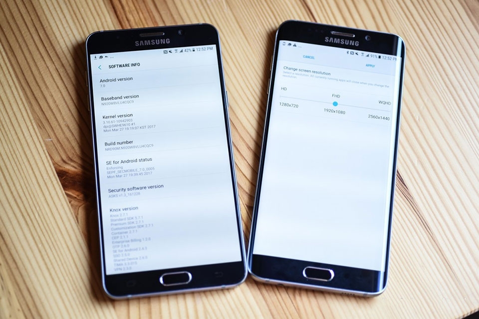 Galaxy Note 5 bắt đầu được cập nhật Android Nougat Galaxy Note 5 bắt đầu được cập nhật Android Nougat