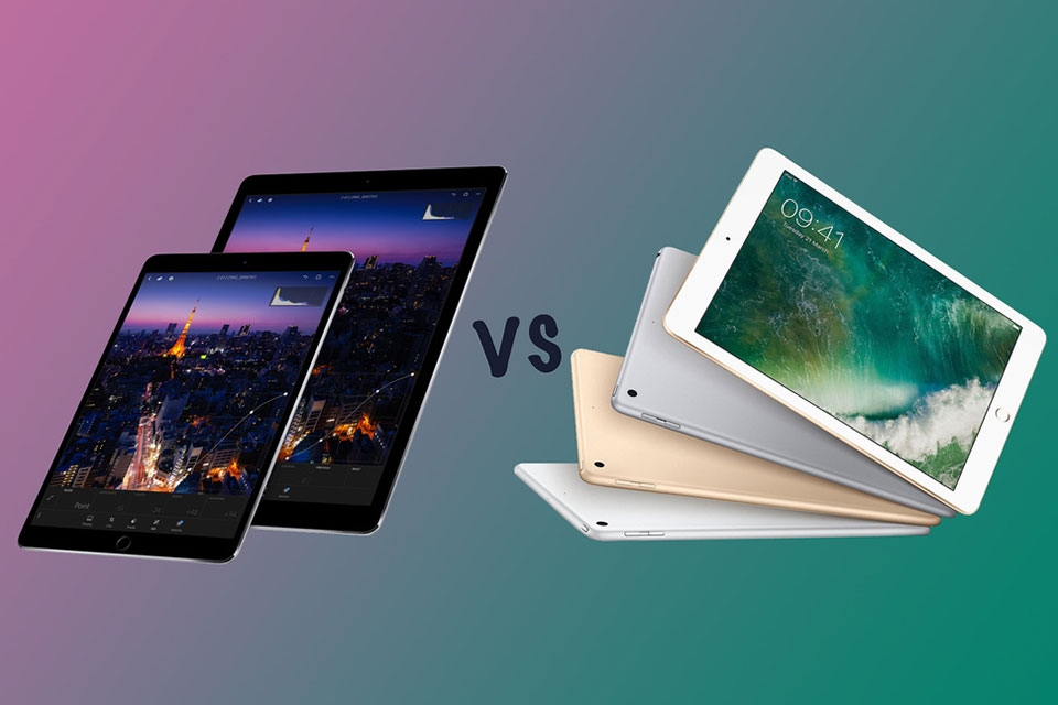 Apple iPad Pro 10.5 inch vs iPad 9.7 inch (2017)