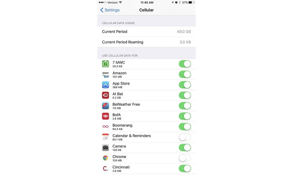 7 mẹo giúp tiết kiệm nhiều dữ liệu trên iPhone