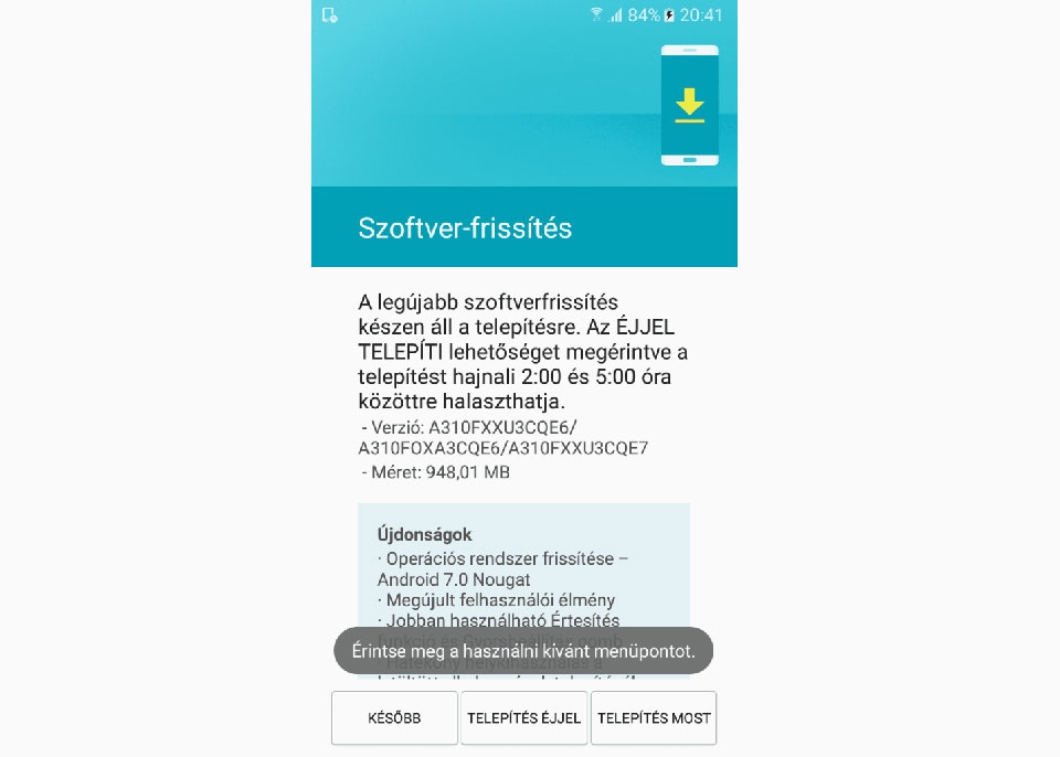 Samsung Galaxy A3 2016 được cập nhật Android 7.0 Samsung Galaxy A3 2016 được cập nhật Android 7.0